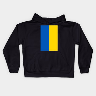 Vertical Ukraine Flag Kids Hoodie